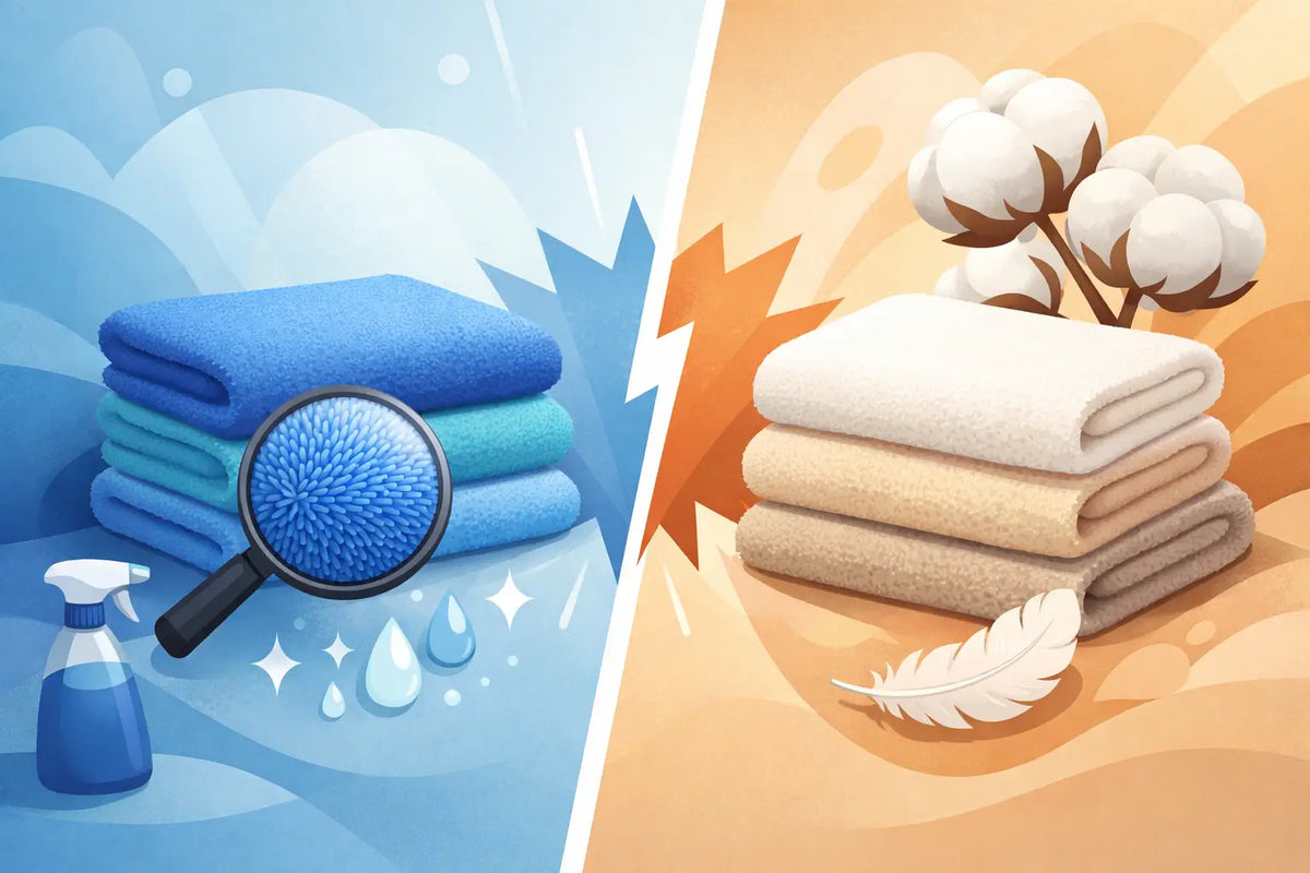Microfiber Towels vs Cotton Towels: Which Wins?