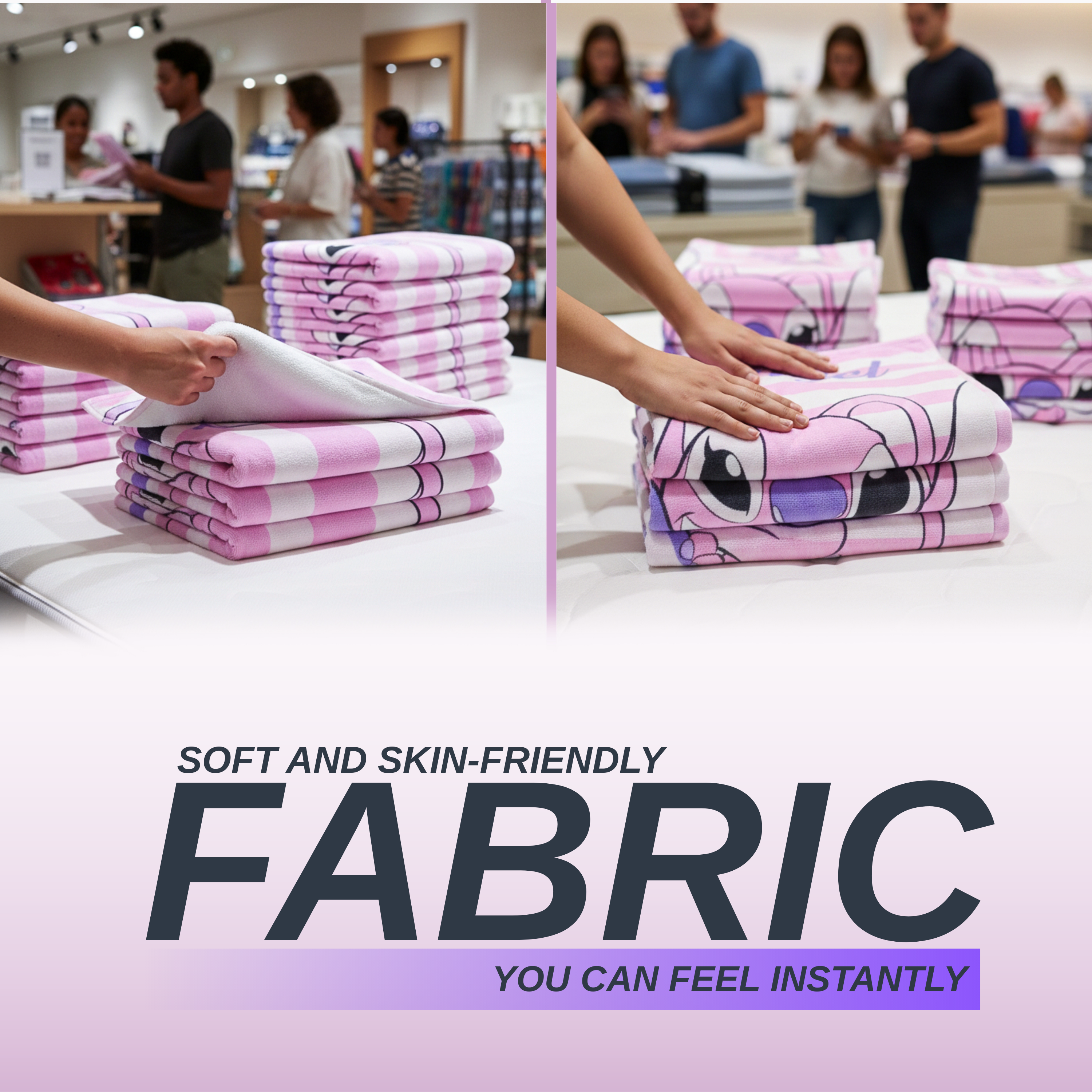 Angel Character Kids Super Soft Cotton Bath, Pool & Beach Towel – Large 59 x 29 Inch Absorbent Cartoon Towel for Babies, Toddlers & Kids