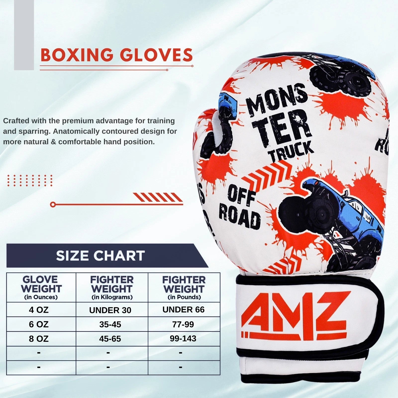 Kids Boxing Gloves Youth Training MMA Muay Thai Child Sparring Gloves