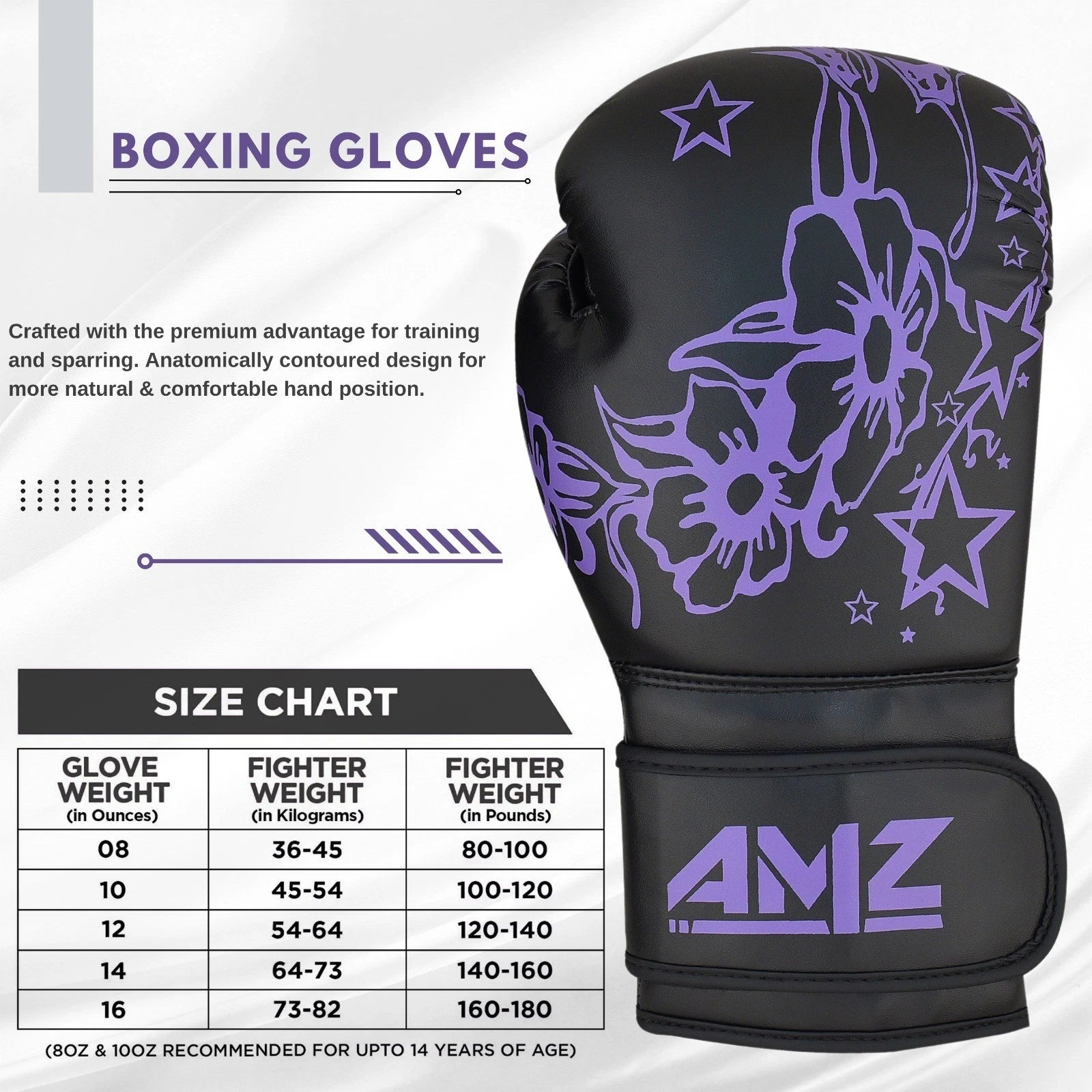 Boxing Gloves – Training, Sparring, MMA, Muay Thai, Gym 10 oz.