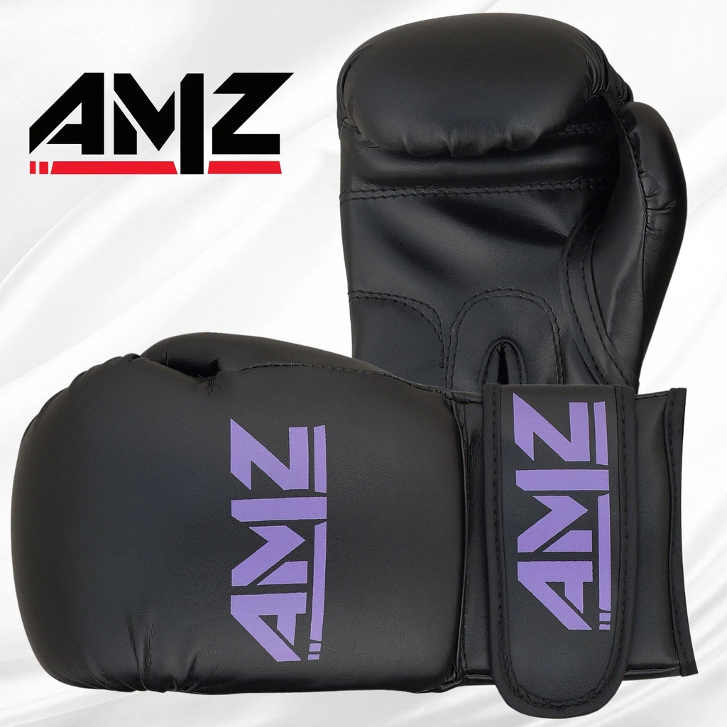 AMZ Boxing Gloves – Training, Sparring, MMA, Muay Thai, Gym 6 oz.