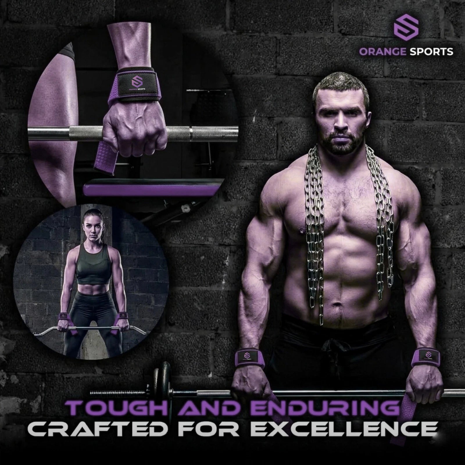 Weight Lifting Straps with Neoprene Wrist Support for Gym & Powerlifting