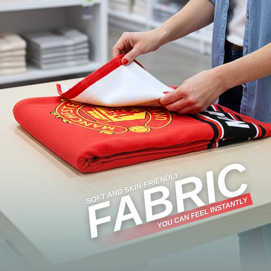 Manchester United Super Soft Cotton Bath, Pool & Beach Towel – 59"x30"