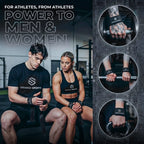 Weight Lifting Straps with Neoprene Wrist Support for Gym & Powerlifting