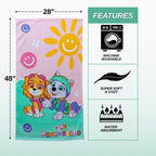 Pat Patrouille Kids Super Soft Cotton Bath/Pool/Beach Towel, (48 x 28) Inches