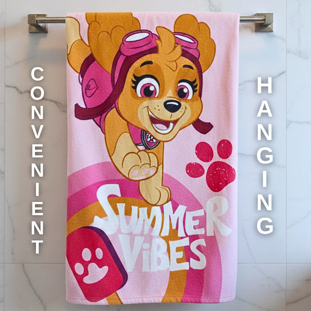 Kids Bath Towels | Soft Thick Absorbent Cotton (29X47 inches) Beach Pool