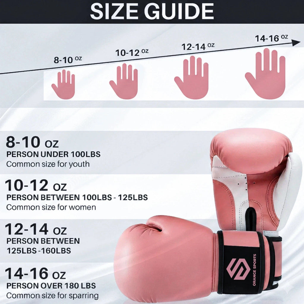 Pink Boxing Gloves Sparring Mitts Muay Thai Punching bag Kickboxing MMA Training
