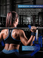 Weight Lifting Straps with Neoprene Wrist Support for Gym & Powerlifting