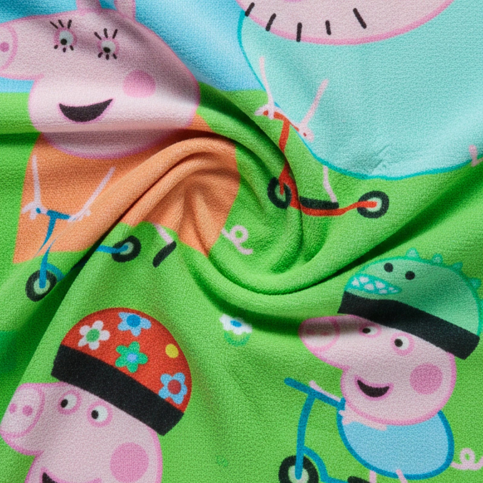 Cycling Character Kids Super Soft Cotton Bath, Pool & Beach Towel – Lightweight Quick-Dry Absorbent Towel for Kids (55 x 28 in)