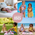 Kids Super Soft Cotton Bath/Pool/Beach Towel, Santoro (59 x 30) inches