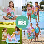 Pat Patrouille Kids Super Soft Cotton Bath/Pool/Beach Towel, (48 x 28) Inches